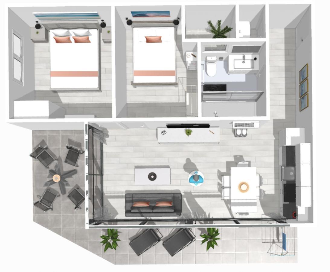 Sea View 2habitaciones Apartment